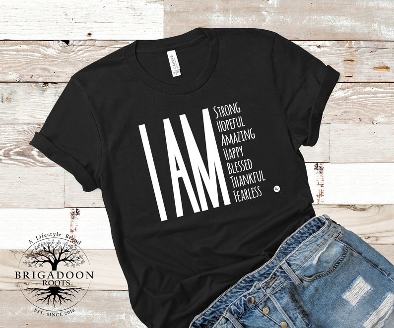 I Am Tee Christian Tshirt Religious Tshirt Spiritual  Etsy