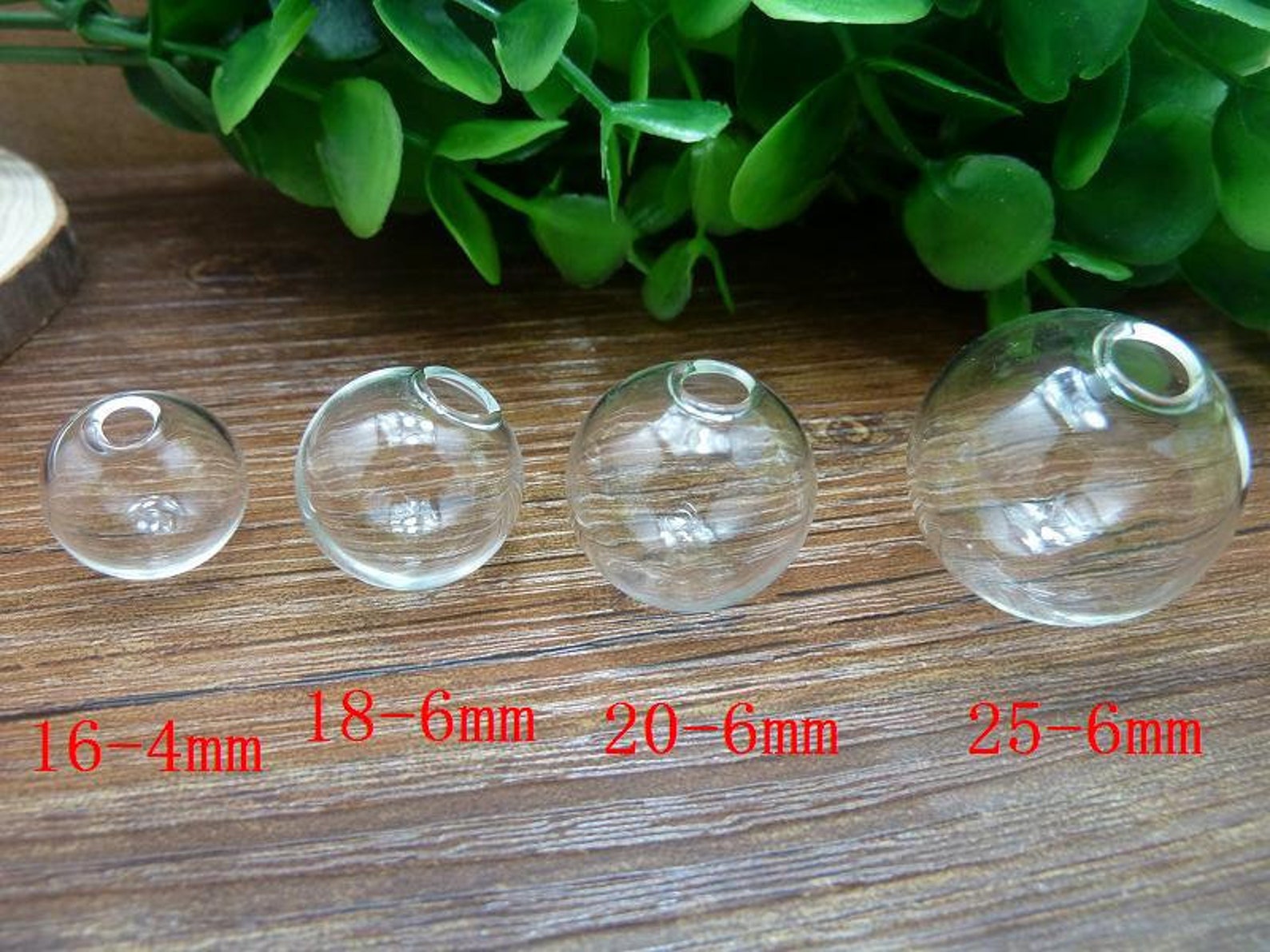 Lot of 10 Tiny Glass Balls Wishing Bottles Mini Vials Small Etsy