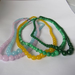 Karmelia Dark Blue Jade Necklace
