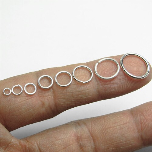 Jump Ring Small Open Link Circle Silver Split Ring  Jewelry Finding 3mm 4mm 5mm 6mm 7mm 8mm 10mm 12mm