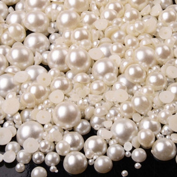 White Faux Pearls - 16 mm Fake Pearls