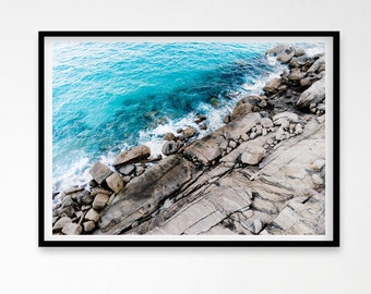Rocky Coast Photo Print: Australian Beach Wall Art
