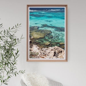 Little Salmon Bay View Print | Ocean Poster | Wall Art Print | Australian Coastal Print