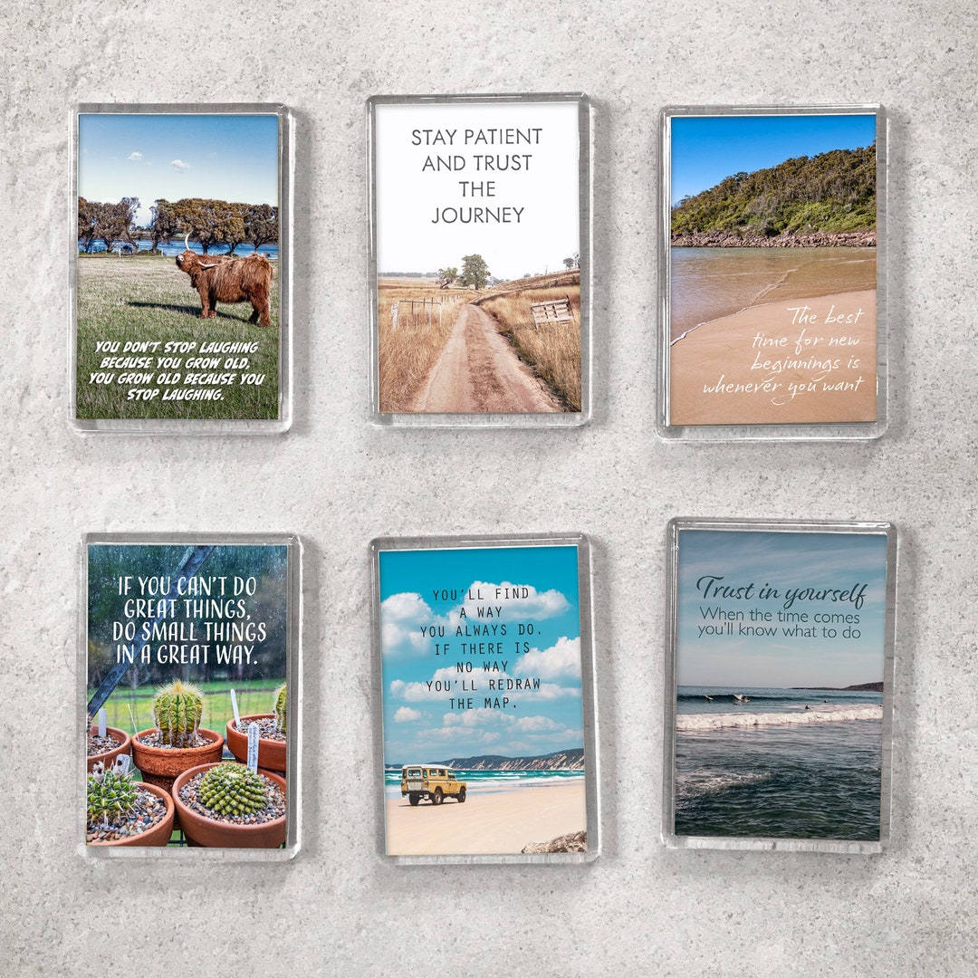 Inspirational Quote Various Fridge Designs Etsy