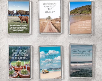 Inspirational Quote Fridge Magnet: Original Photography Designs