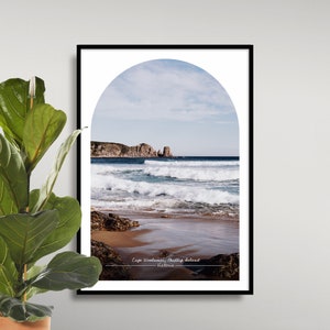 Cape Woolamai Phillip Island Poster di viaggio, Victoria, Boonwurrung Country, Australian Coastal Wall Art Print
