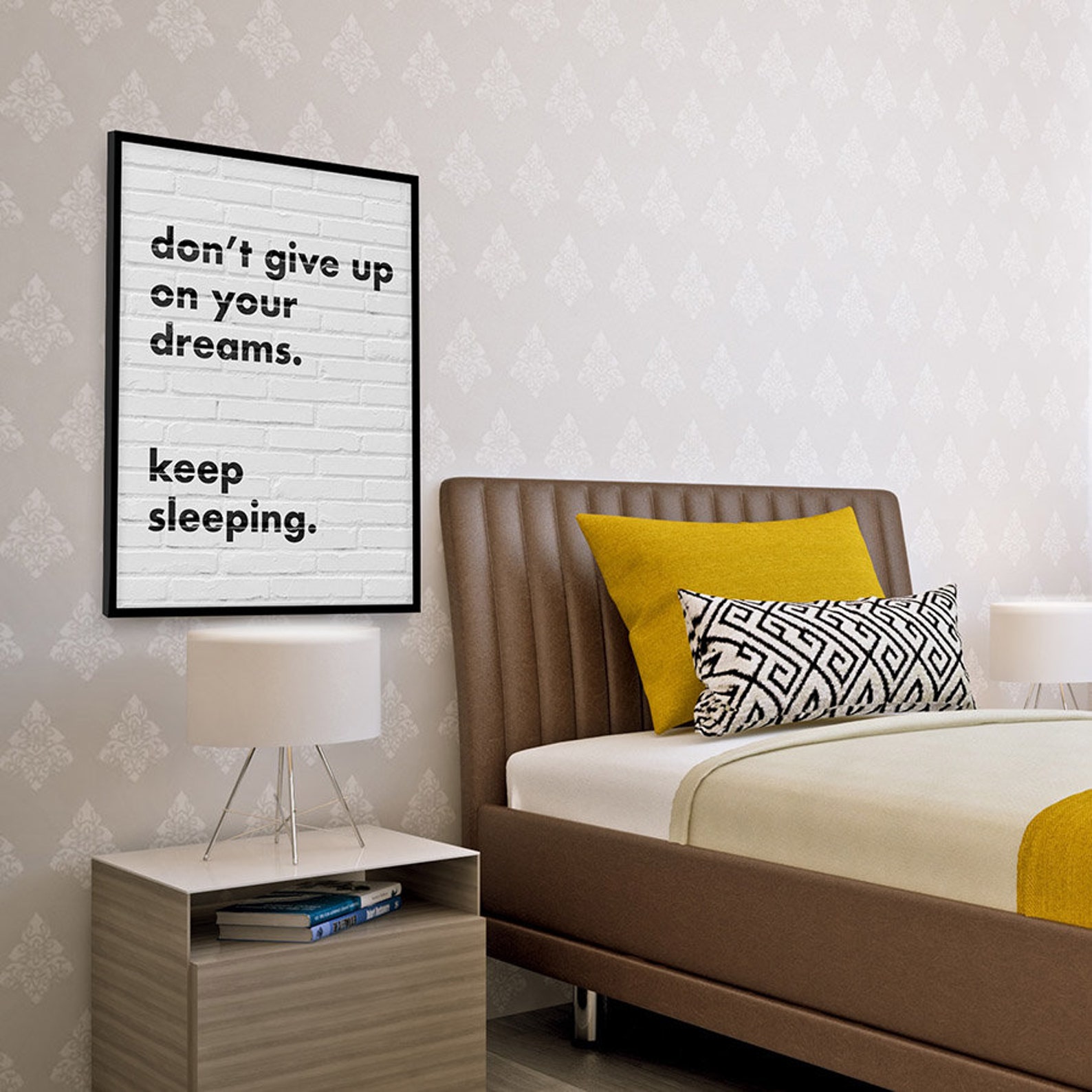 Don't Give up on Your Dreams Quote Print Quote Poster - Etsy