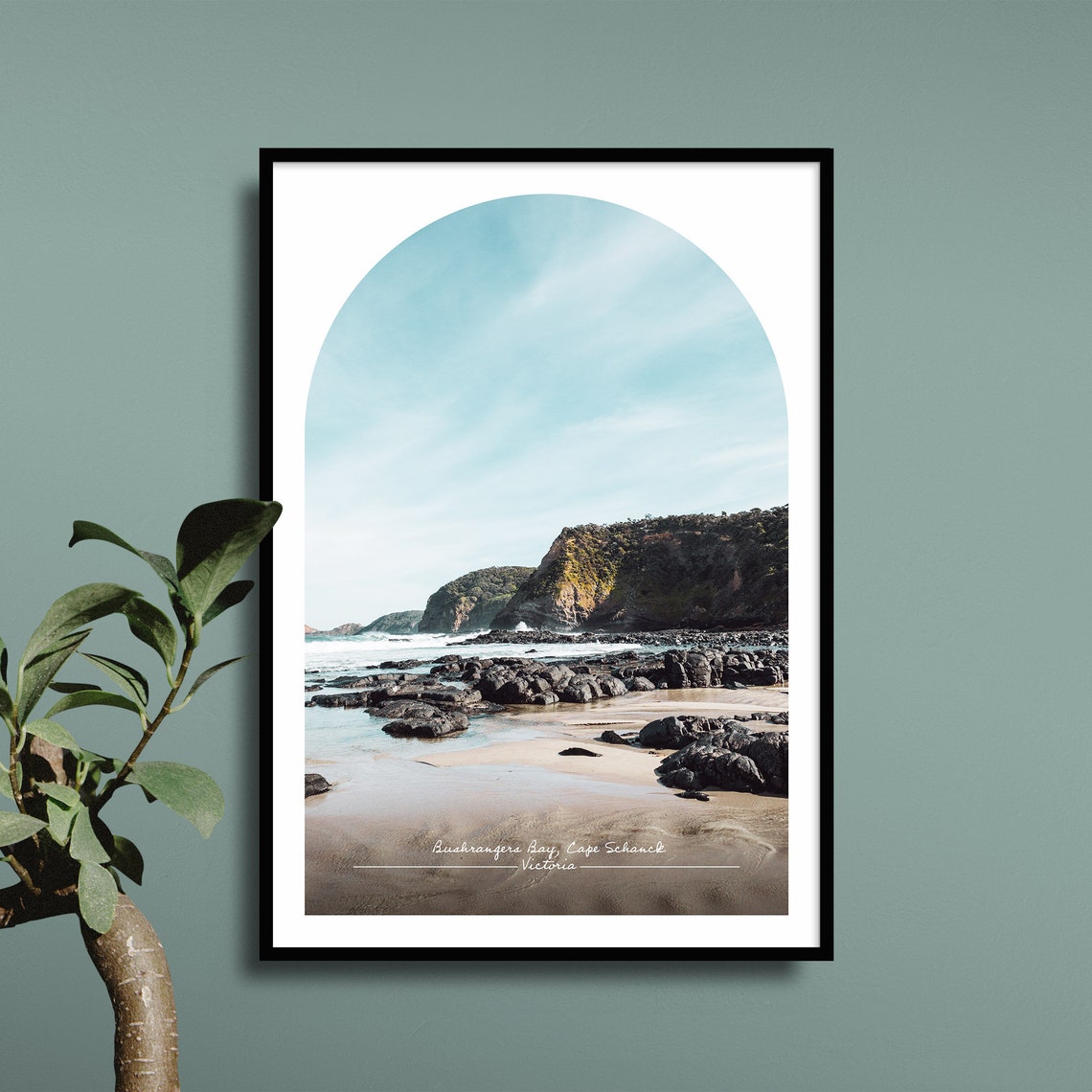 Bushrangers Bay Cape Schanck Travel Poster, Mornington Peninsula ...