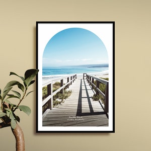 Smiths Beach Travel Poster, Western Australia, Wardandi Country, Australian Beach Photography Print