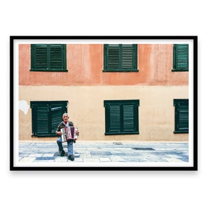 The Busker Print Urban Poster Wall Art Print Photography image 1
