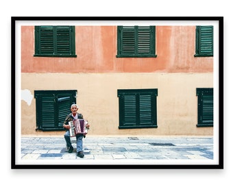 The Busker Print | Urban Poster | Wall Art Print | Photography