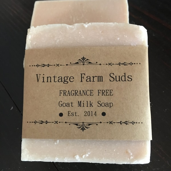 Fragrance Free Goat Milk Soap