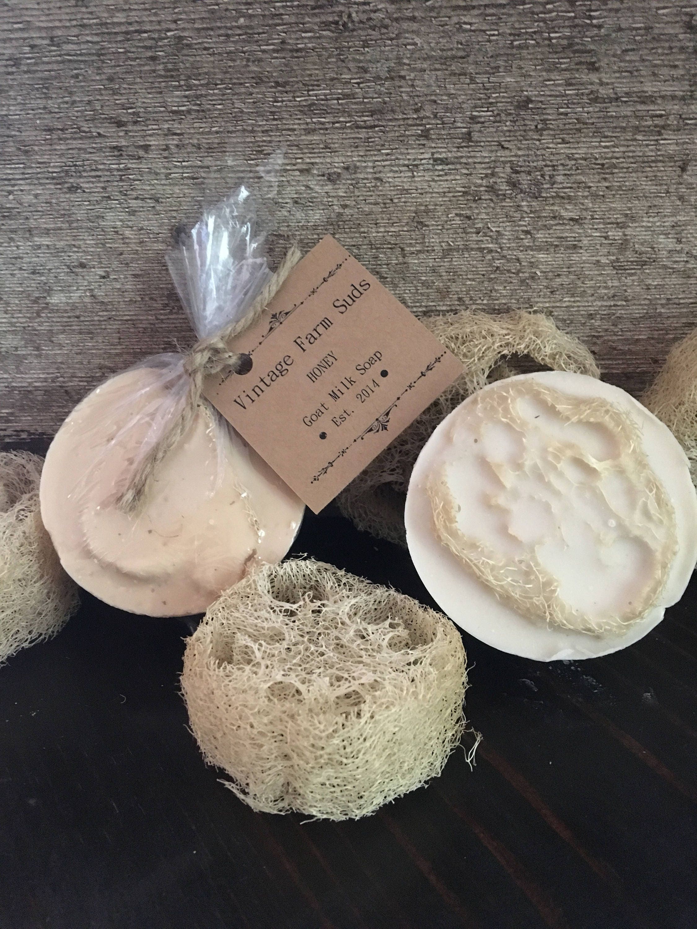 Goat Milk Loofah Soap