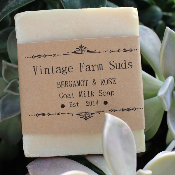 Bergamot & Rose Goat Milk Soap