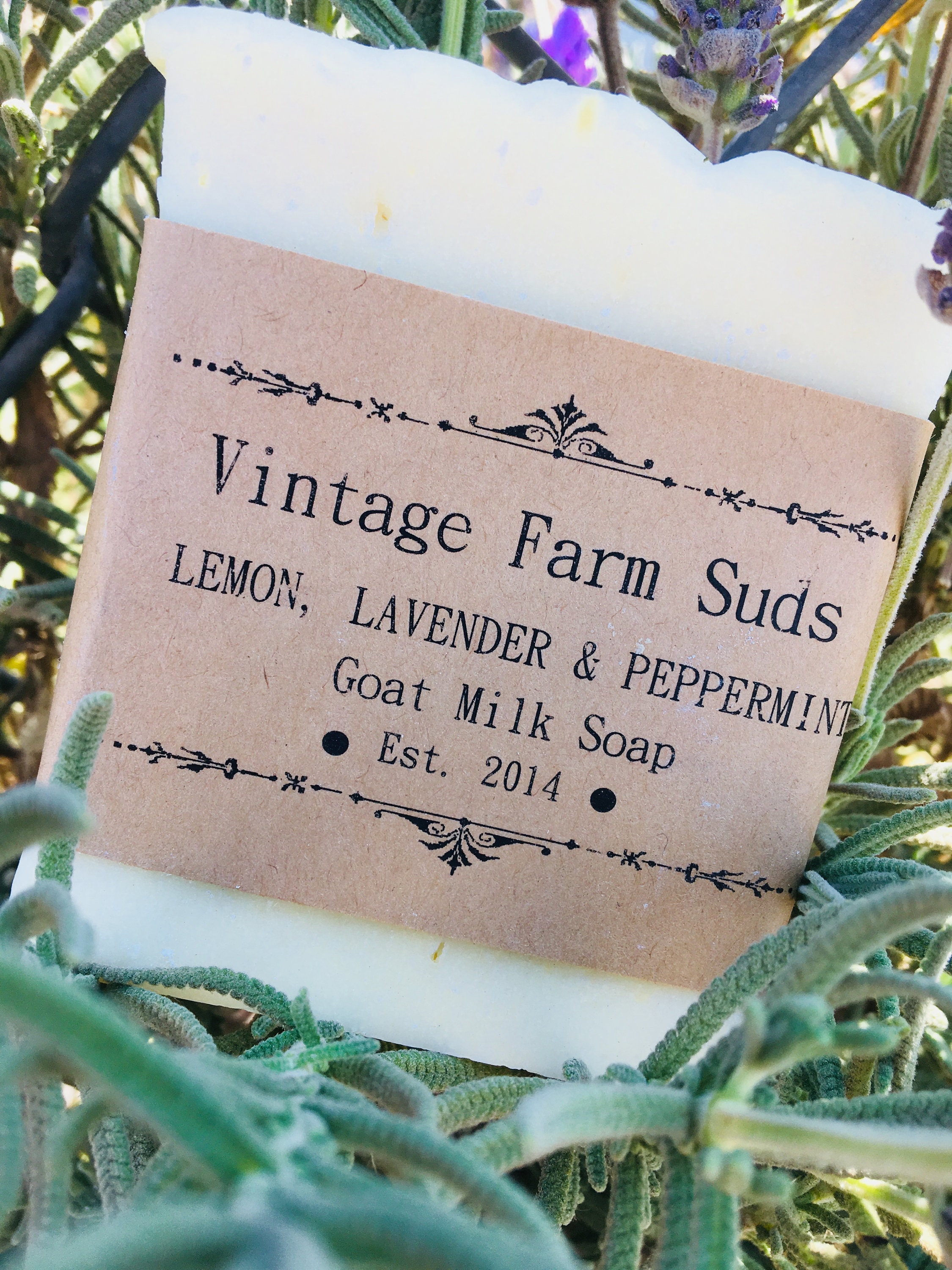 Lavender Peppermint Goat Milk Soap