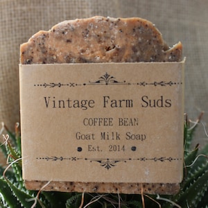 Coffee Bean Goat Milk Soap