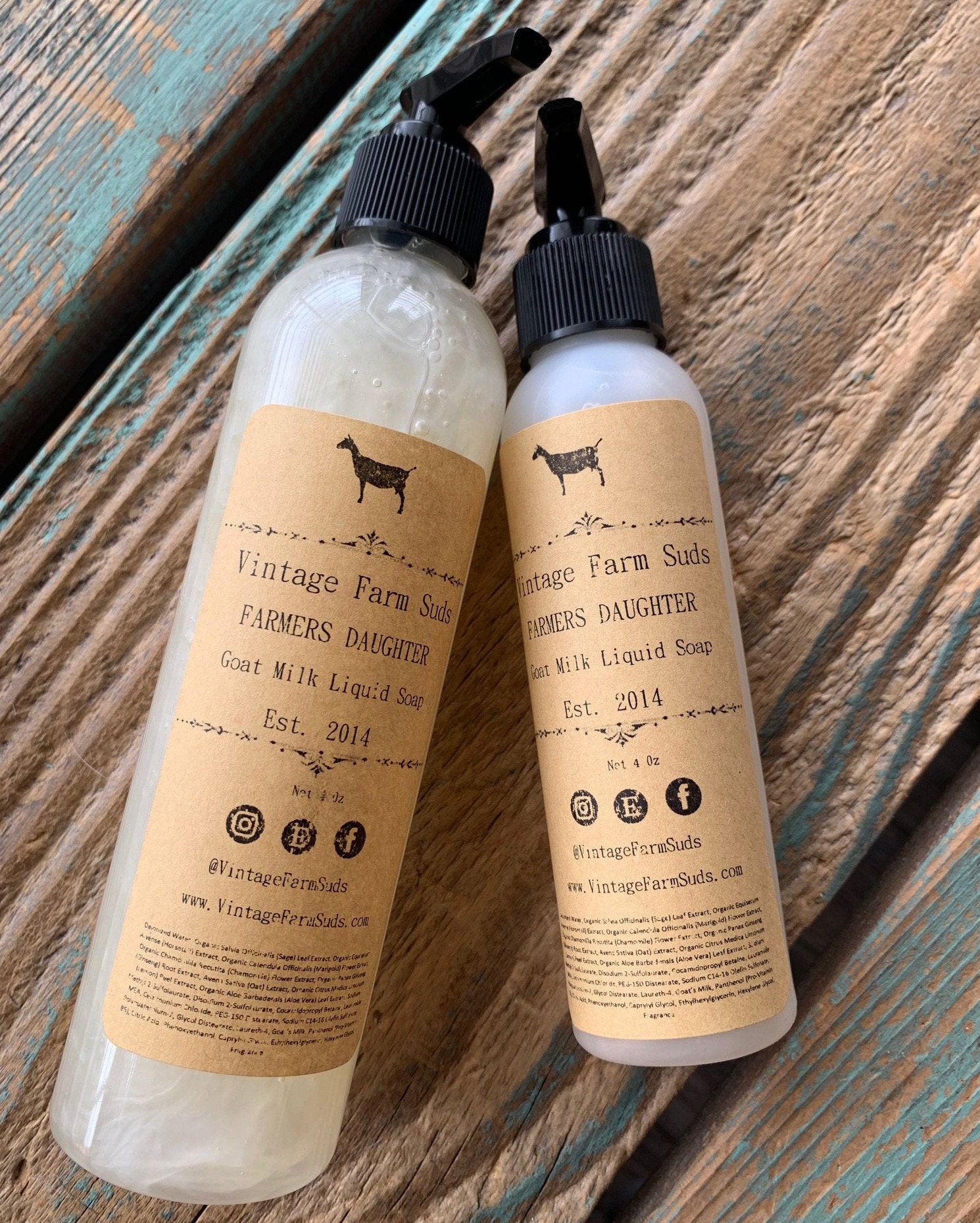 Goat Milk Liquid Soap Etsy UK