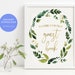 Love is Sweet Sign, PRINTABLE. Greenery Sweet Treats Baby Shower Sign ...