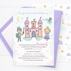 Princess Time Capsule, EDITABLE TEMPLATE Fairytale Time Capsule, Printable Princess Time Capsule Sign 1st birthday, Time capsule cards image 4