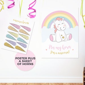 Unicorn name sign Printable, Unicorn name Games, Unicorn name poster, Whats your unicorn name sign Printable Party Game Party decor Discover image 6