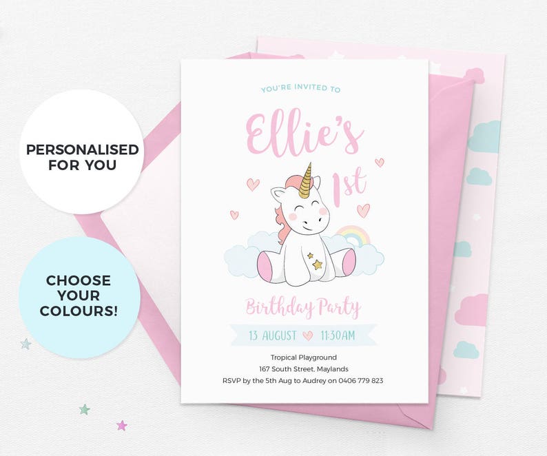 Unicorn Paper Garland Flag Bunting PRINTABLE Unicorn Flag | Etsy