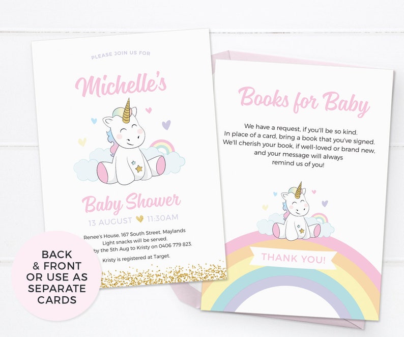 Unicorn little one shower invites, Lady youngster shower invites PRINTABLE kid shower invitations Unicorn child sprinkle invitation Social gathering printable picture relating to Printable Girl Baby Shower Invitations identified as Unicorn little one shower invites, Lady boy or girl shower invites PRINTABLE kid shower invitations Unicorn kid sprinkle invitation Bash printable