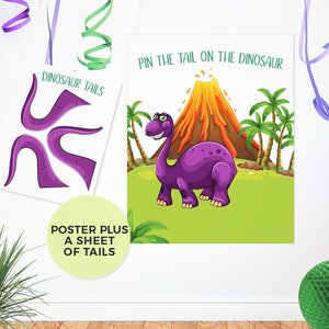 Dinosaur party favours sign, Printable favours sign. Kids birthday favour sign. Kids party favours sign image 6