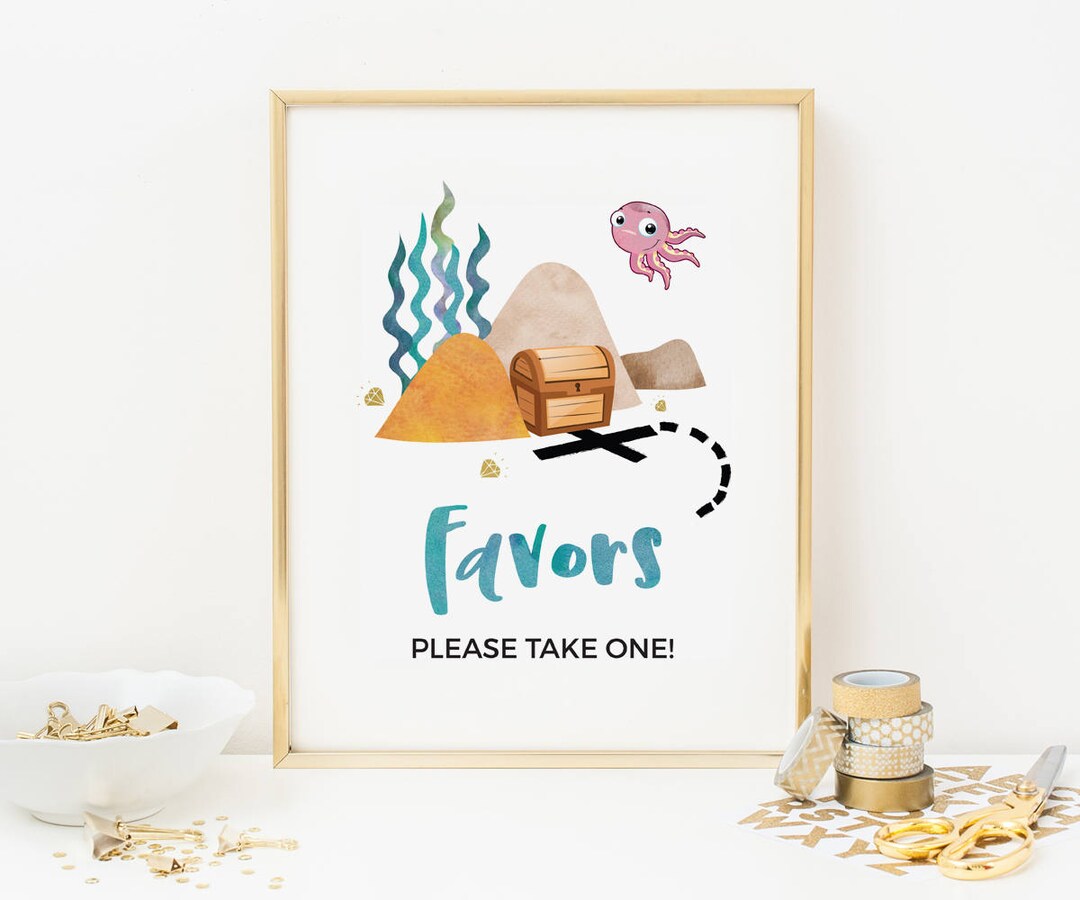 Pirate Party Sign, PRINTABLE Pirate Sign INSTANT Download, Pirate Party ...