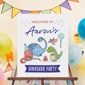 Dinosaur name sign Printable, Dinosaur name Games, Dinosaur name poster, Whats your dinosaur name sign, Dinosaur Games Dinosaur decorations image 5