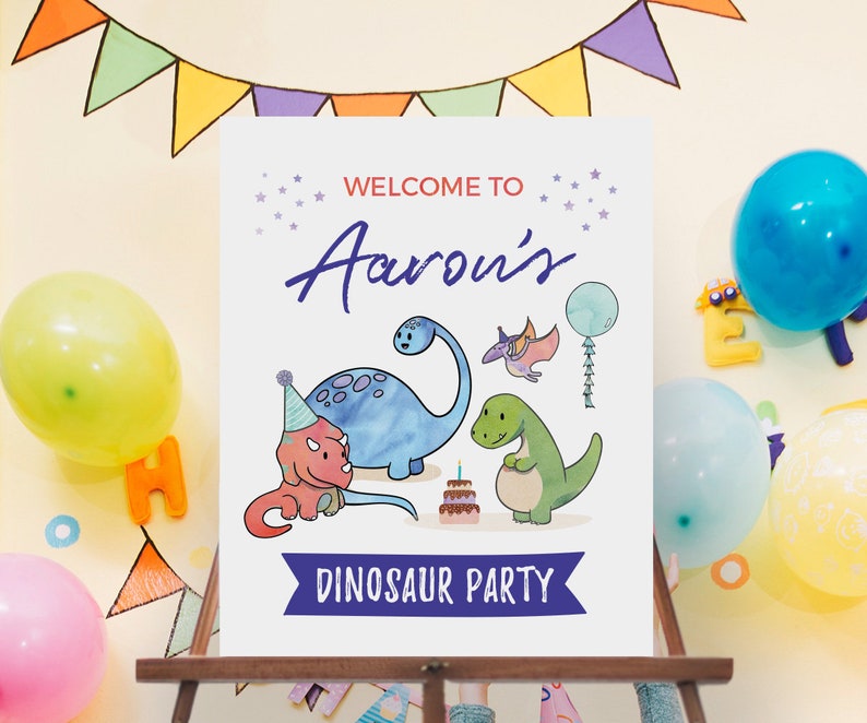 Dinosaur name sign Printable, Dinosaur name Games, Dinosaur name poster, Whats your dinosaur name sign, Dinosaur Games Dinosaur decorations image 5