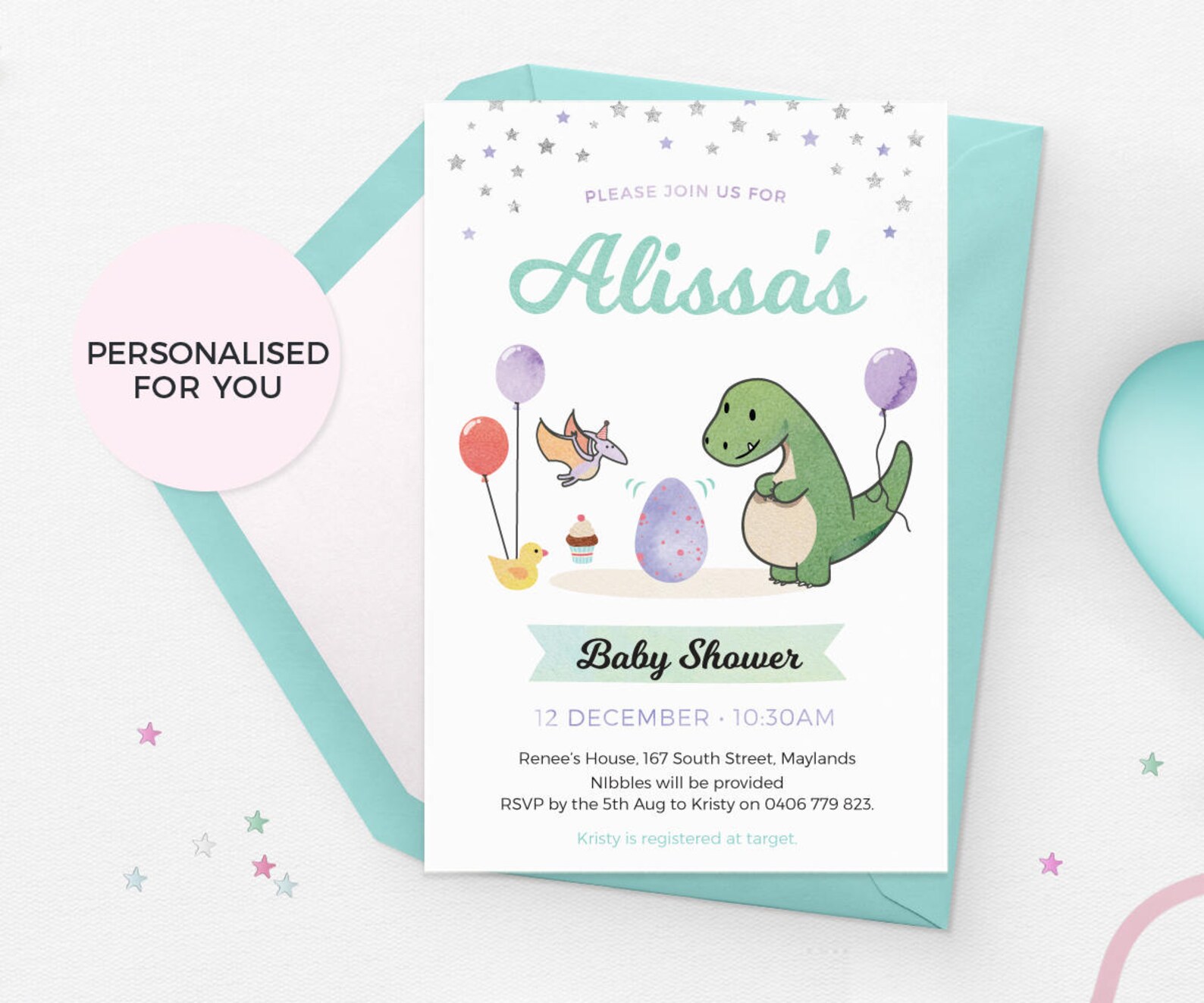 Dinosaur Books for Baby Baby Shower Book Request Card | Etsy