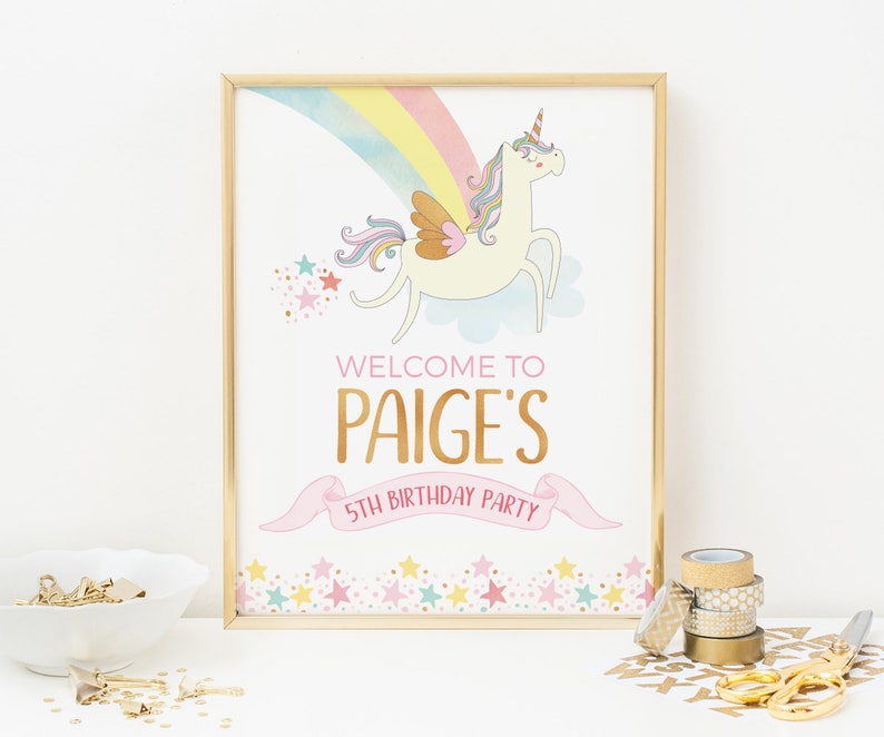 unicorn name games printable unicorn name poster whats your etsy