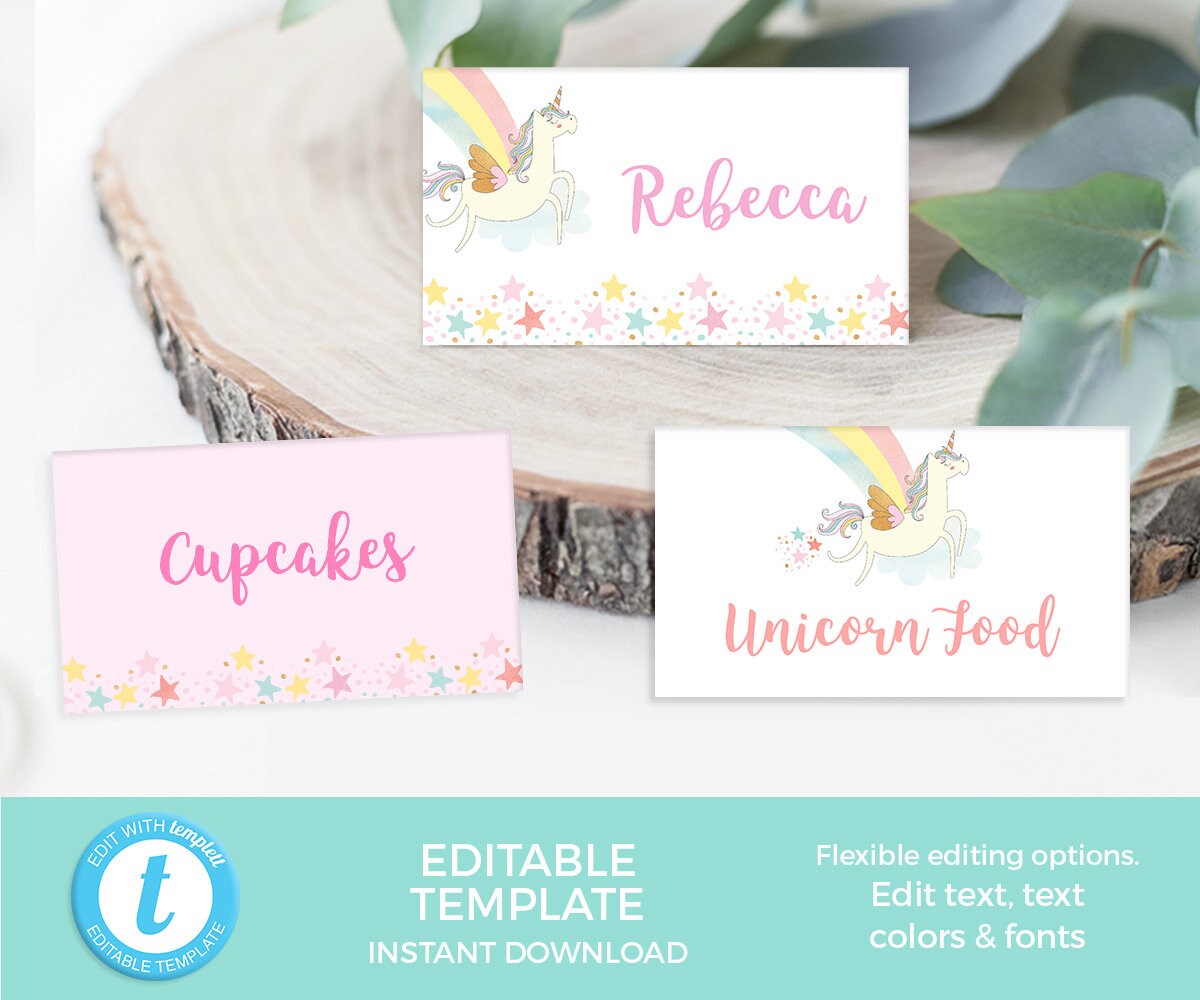 Unicorn Birthday Decorations PRINTABLE Unicorn Party | Etsy