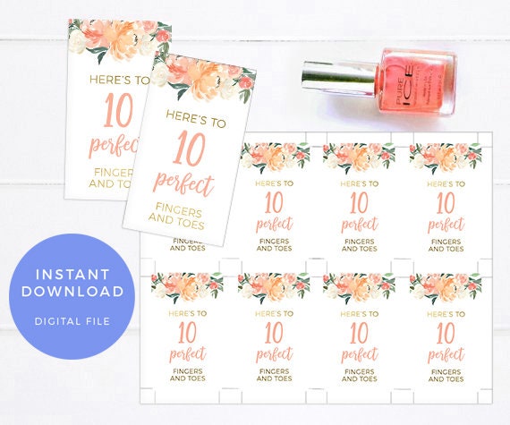 10 Fingers and Toes Card - Pink 10 Fingers and Toes Card - Pink