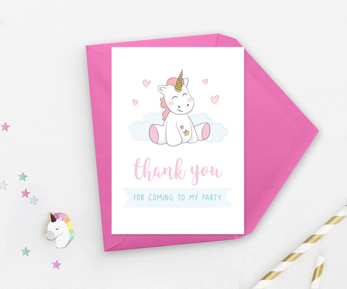 unicorn invitation with photo printable first birthday etsy