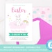 Large Bunny Cutout PRINTABLE Digital Easter Bunny Cardboard - Etsy