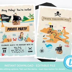 Pirate Party Sign, PRINTABLE Pirate Booty Sign INSTANT Download, Pirate Decorations, Pirate ...