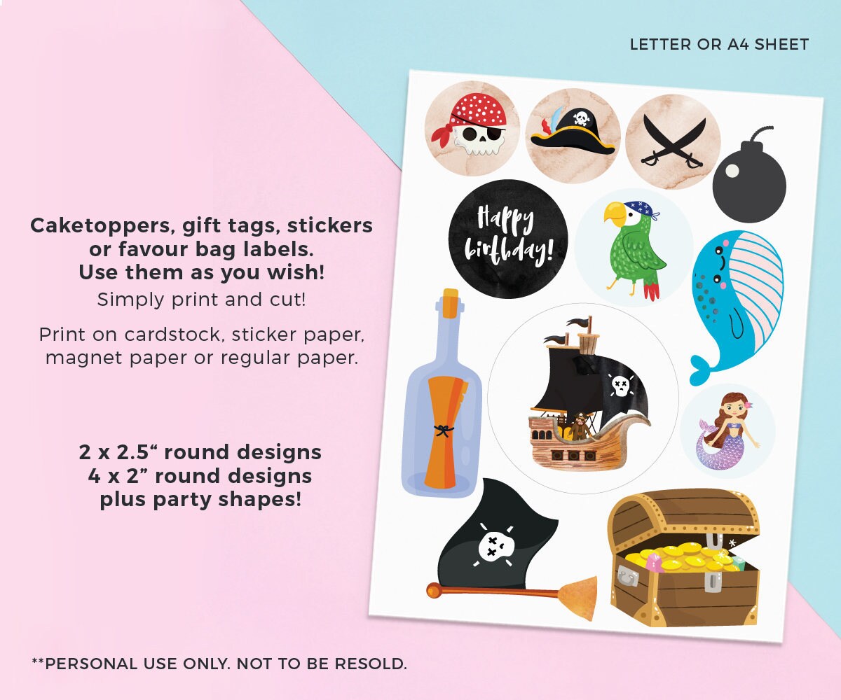 Pirate Party Sign PRINTABLE Pirate Sign INSTANT Download | Etsy