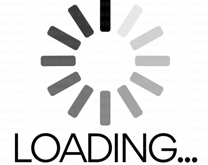 Loading... Load Refresh Tech Technology Computer - Etsy