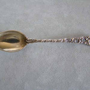 THEO Theodore OLSEN  EFTF Norway Sterling Silver Demitasse Spoon Pin Brooch