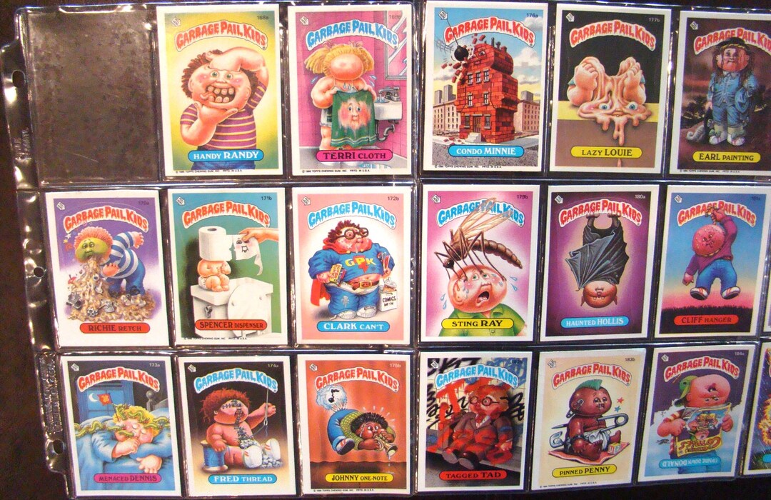 1986 GPK Garbage Pail Kids Series 5 Sticker Set - Etsy