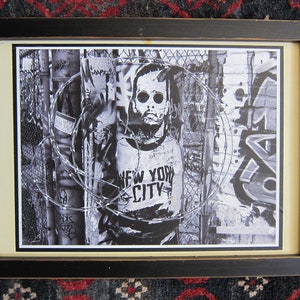 NYC Graffiti Original Street Art Fotografía Banksy Swoon Obey Faile Bast Wall Art Chad Dugas Urban Doze Green Industrial Salvage Único