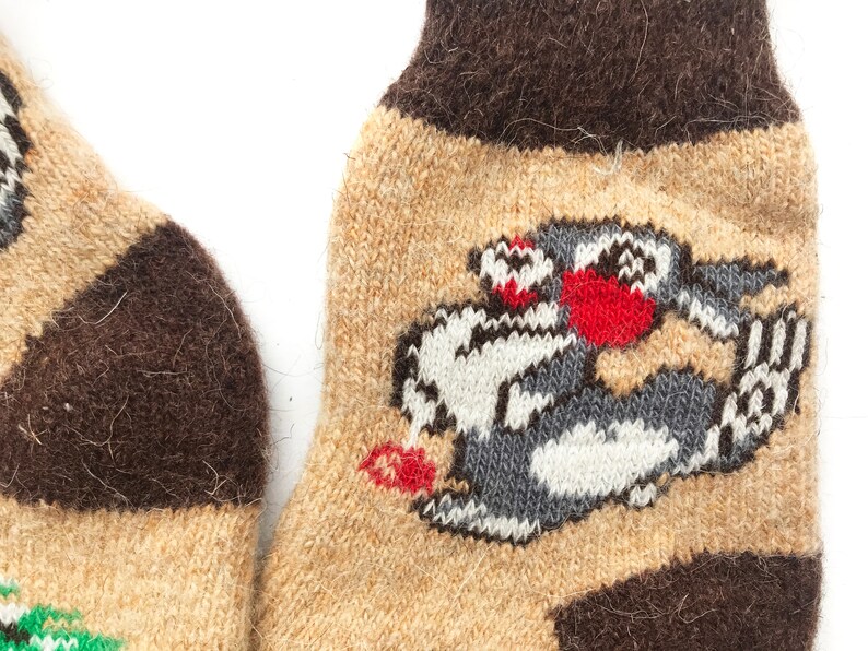 Christmas Tree Socks Soft Socks Cool Socks Winter Socks Warm Socks Hand Knit Socks White Socks Hand Knitted Socks Wool Knitted Socks