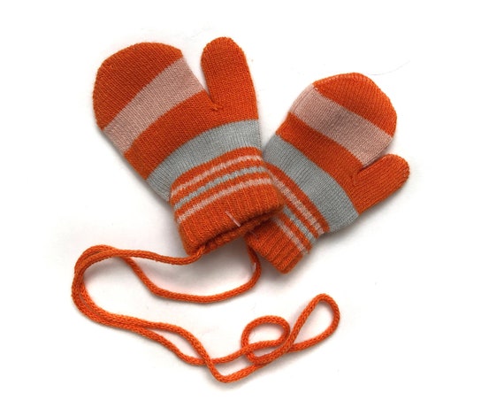 Mittens With String Mittens Baby Kids Mittens Wool Mittens Etsy