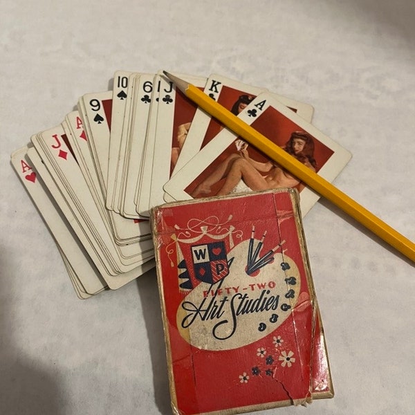 Nude Playing Cards Etsy