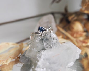 Blue sapphire ring - mermaid’s soul