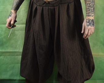 Woolen viking trousers, baggy pants, baggy trousers, Viking baggy pants Hedeby pants