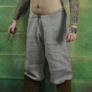 Leinen Wikingerhose, Wikinger Hose