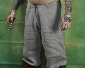 Linen viking trousers, Vikings pants