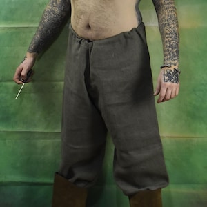 Leinen Wikingerhose, Wikinger Hose